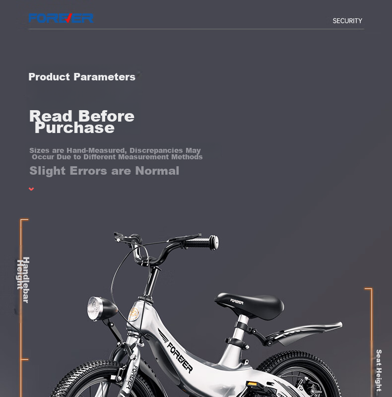 FOREVER Children's Bicycle for Ages 3-6 And 7-10, Boys Girls Toddlers Kids Bike, Girls Boys Pedal Bike, 14 Inch 27