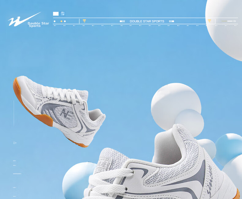 Shuangxingbate Low-Top Sports Table Tennis Badminton Tendon Sole Breathable Mesh Shoes for Men And Women, Couples' Casual Running Competition Training Shoes 1