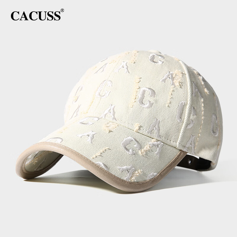 CACUSS Baseball Cap for Women, Soft Top, Face-Slimming Visor, Fashionable Versatile Sun Hat, Outdoor Cycling Casual Sun Protection Cap, Light Blue