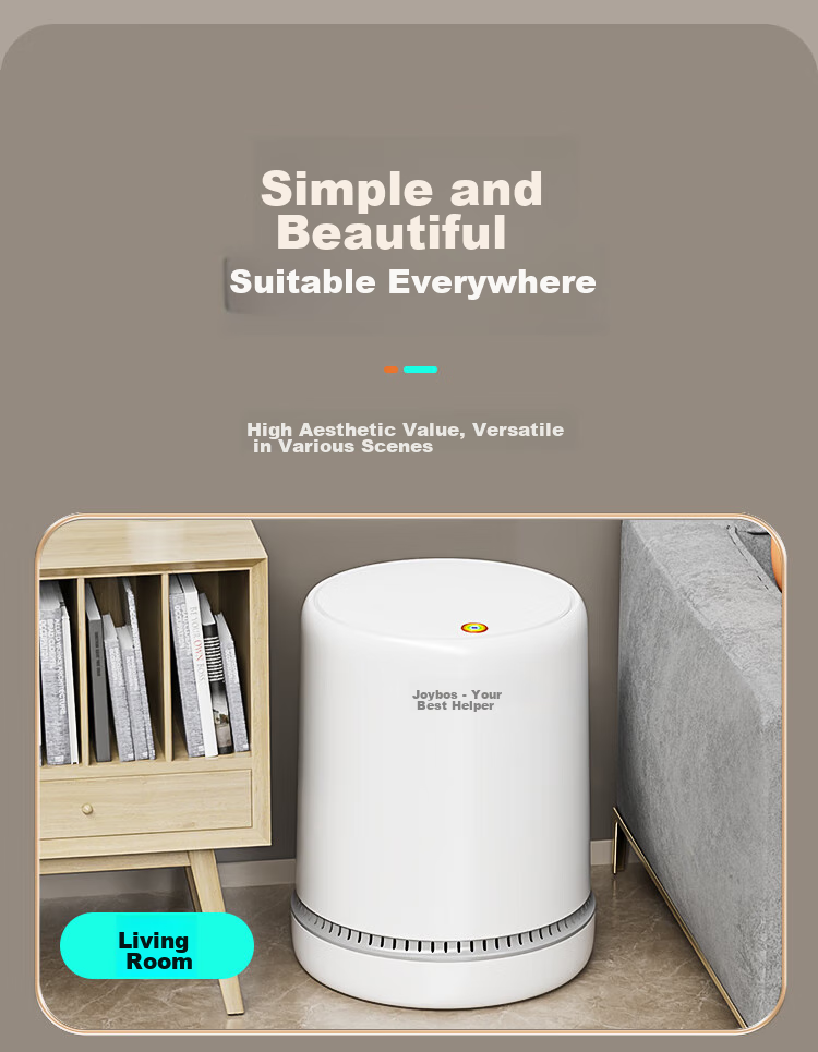Jiabangshou Living Room Trash Can, Home Use 2026 New Model, 12.3L with Lid, Large Size, for Kitchen, Bathroom, Toilet, Bedroom, Air Pressure Bi 17