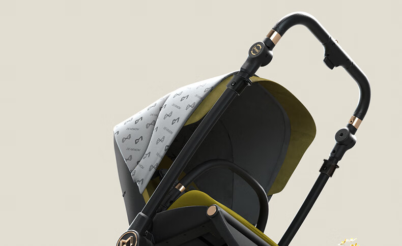 Dear Mom, Greek Magic Mirror Reversible Mechanical Backrest, Can Sit Or Lie Down, Lightweight Foldable, High Landscape, Stroller for Newborns And Infants, MAX 30