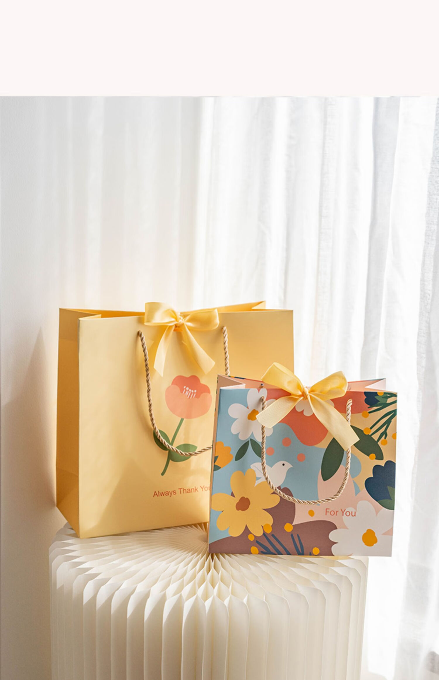 Fanyejia Chinese Gift Bags, Set of 4, Wedding Gifts, Large Capacity Handbags, National Style Mid-Autumn Festival Celebration Gift Boxes 8