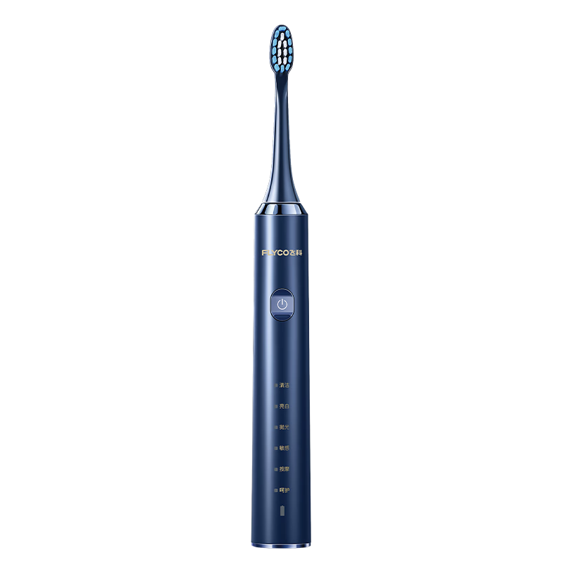 FLYCO Electric Toothbrush for Adults with Sonic Vibration Deep Cleaning And Gum Protection FT7205 Sapphire Blue Couple Edition Sold by JD Mid-Autumn Festival Birthday Gift for Boyfriend Girlfriend