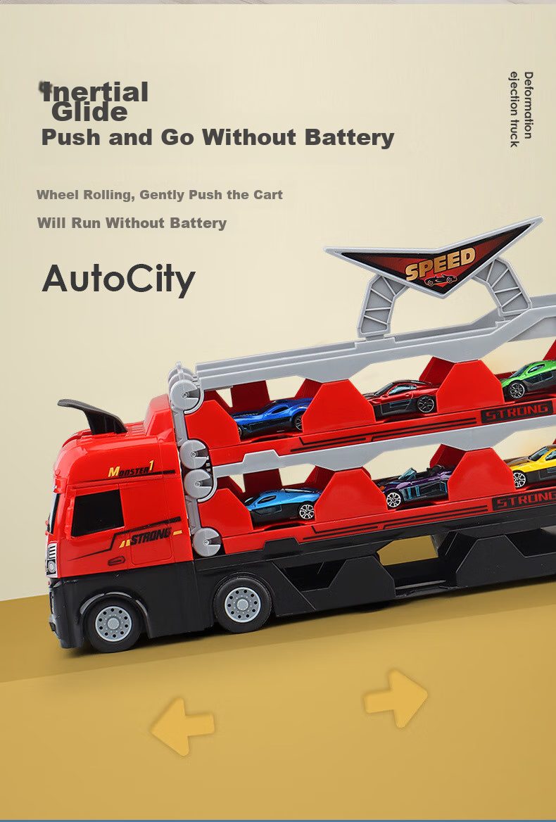 Wozhi Children's Toy Bus Realistic Alloy Car Model Toy Children's Day Gift for Boys 5