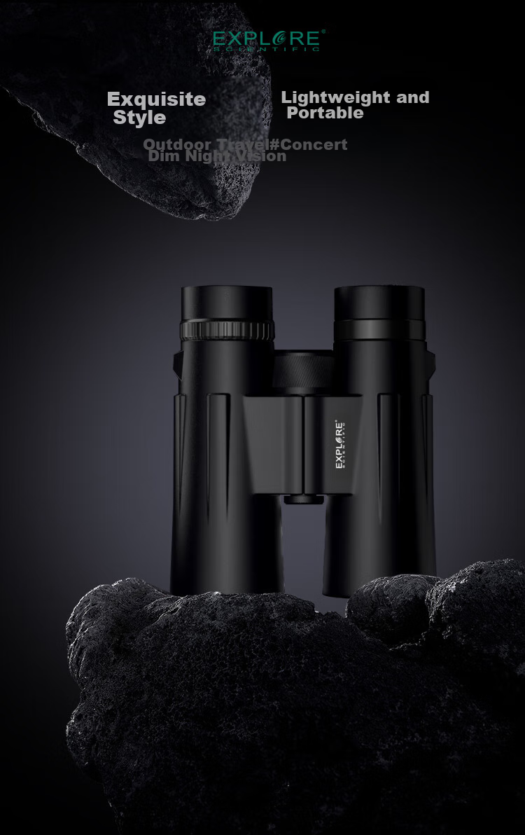 EXPLORE SCIENTIFIC Professional Binoculars 10x42 High Definition High Light Night Vision Outdoor Concert Birthday Gift 9