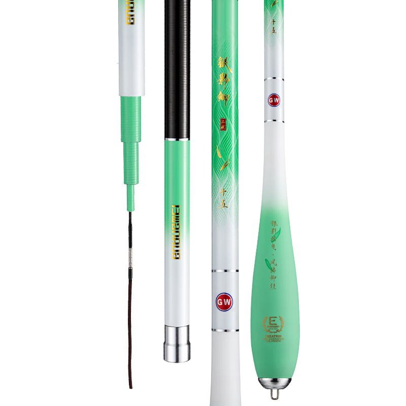 GW 4.8m Silver Shadow Crucian Carp Second Generation Ultra-Light Ultra-Thin Hand Fishing Rod Tai Fishing Rod Fishing Gear