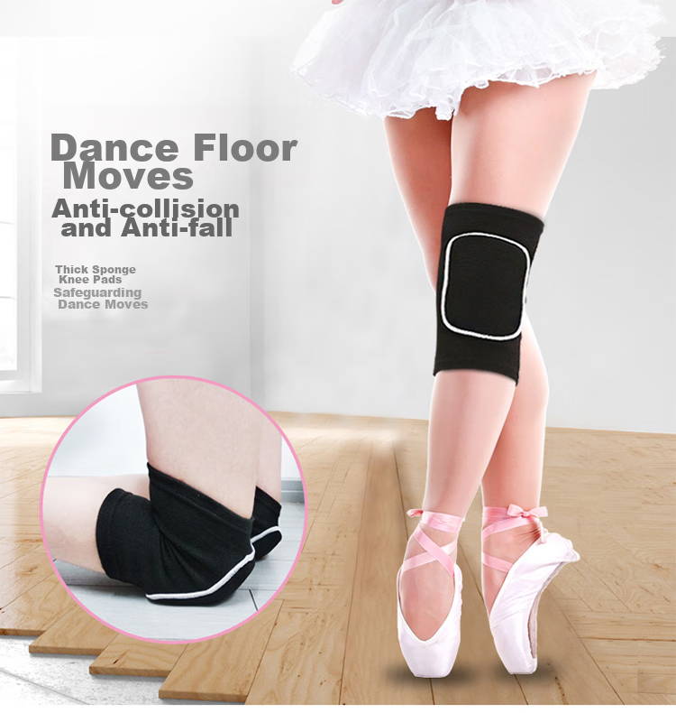 Chidong Shock-Absorbing Sports Knee Pads for Dancing, Kneeling, Thick Foam Knee Protectors for Men And Women, Fitness Knee Protection, Warm Gear, 2-Pack, Size M 1