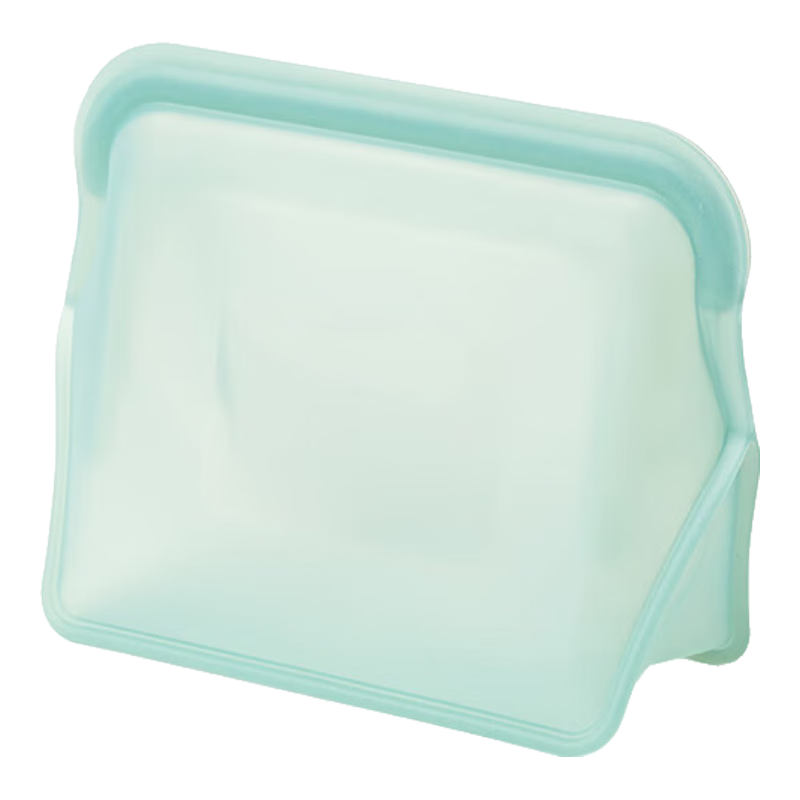 GLASSLOCK Food-Grade Silicone Kitchen Storage Bags for Microwave, Refrigerator, Freezer, Portioning, Sealing And Organization 1500ml