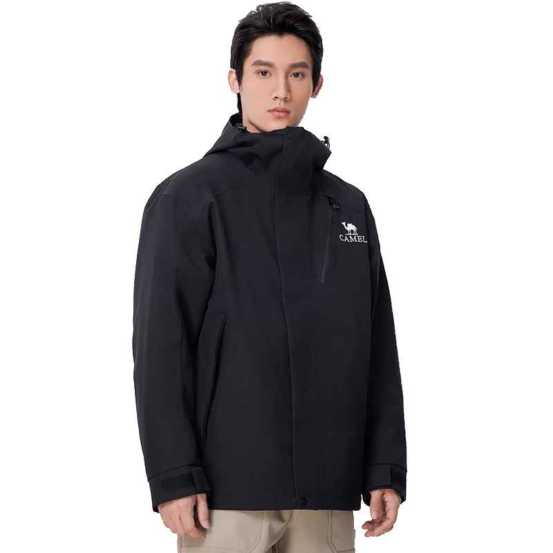 CAMEL [Wang Junkai's Choice - Wangzhe Kaijia Evo] Outdoor Three-In Waterproof Hiking Jacket, Model 0780