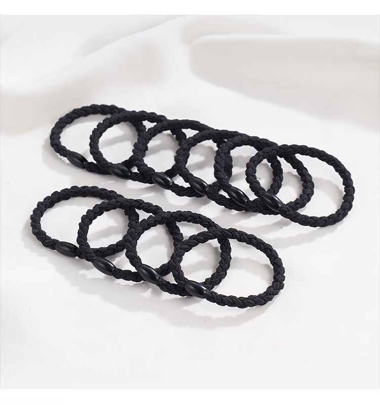 CHIMERA 10 Pieces High-Elasticity Non-Binding Durable Hair Ties Practical Hair Bands Bun Holders Elastic Hair Bands Hair Accessories 5