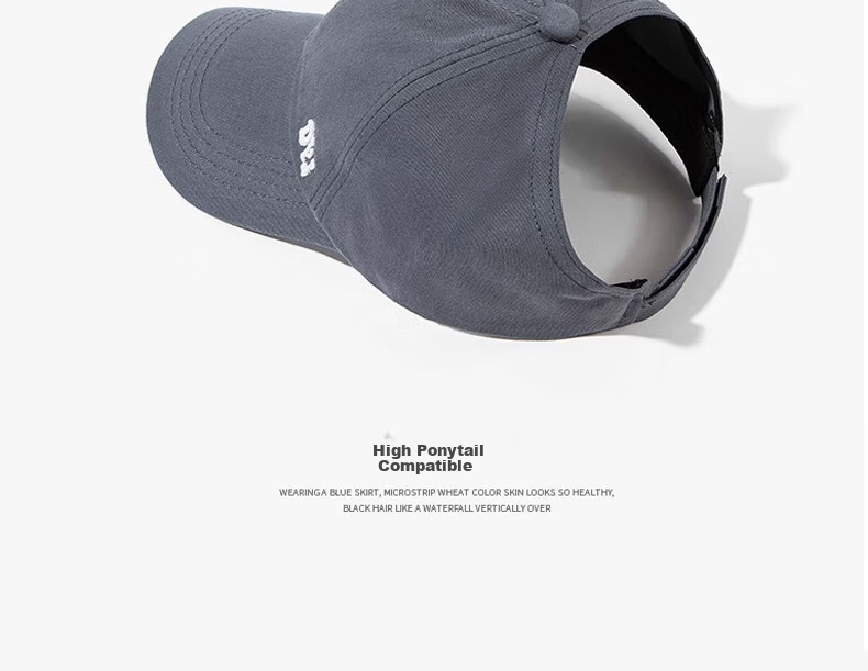 YUZHAOLIN Baseball Cap, Women's Summer Sun Hat, Visor Hat for Men, Sun Protection Hat for Women, Breathable Peaked Cap, Can Be Tied into High Ponytail 10