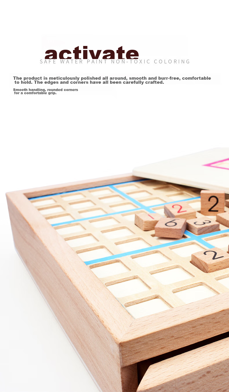 Toylezhi Sudoku Chess Four-In Educational Toy for Children, Elementary School Students' Thinking Training, Birthday And Holiday Gift for Boys And Girls 6