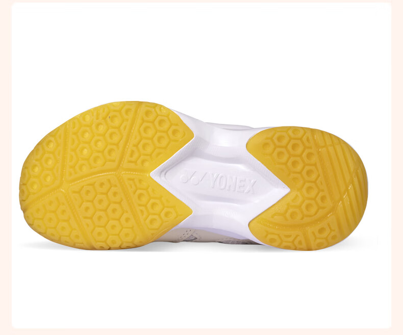 YONEX Badminton Shoes, Basic Comfortable Parent-Child Style for Youth, SHB101JRCR, Beige Pink, Size 35 8