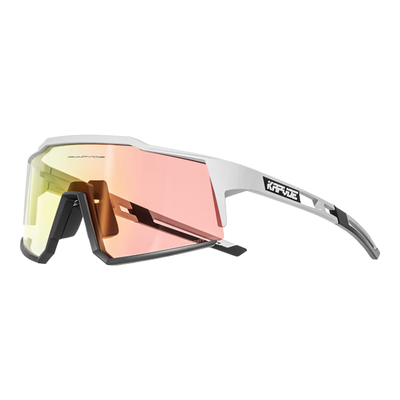 KAPVOE Cycling Glasses, Photochromic, for Road Bikes, Professional Windproof Goggles, Sports Glasses for Myopia, Day And Night Use, Suitable for Men And Wome