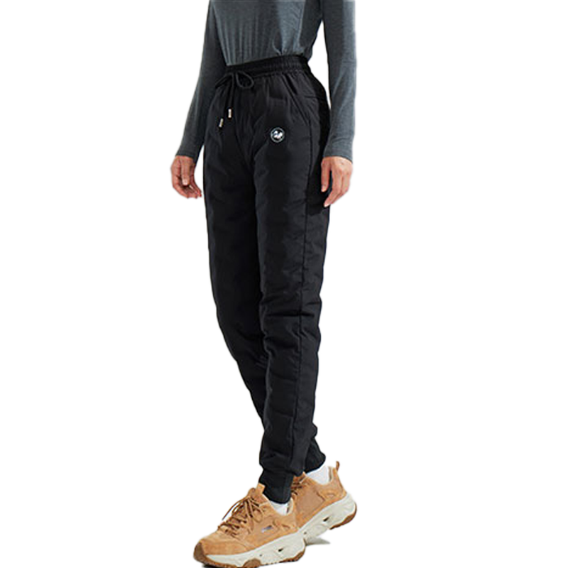 Panda Companion Down Pants Unisex Autumn Winter Fleece Lined Thickened Warm Cotton Pants Northeast -30°C Goose Down Outerwear
