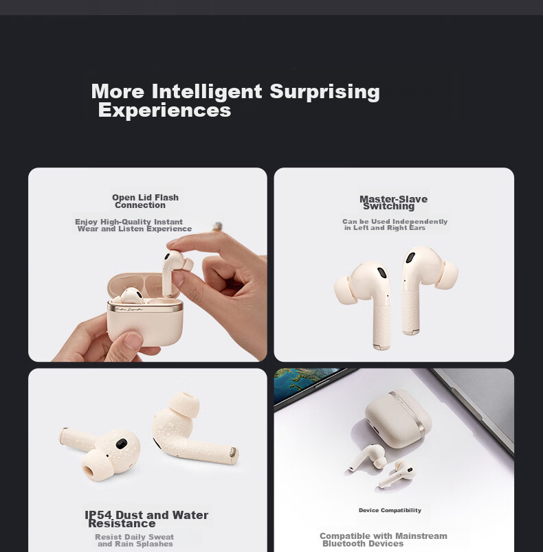 EDIFIER Evo Pro True Wireless Active Noise Cancelling Bluetooth Earphones, Wireless Earbuds, In-Ear Headphones, Compatible with Apple, Huawei, Xiaomi, OPPO, Midnight Blue, Graduation Gift 38