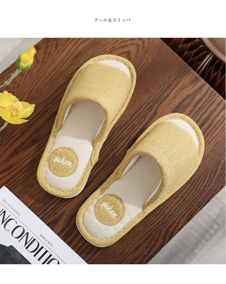TZLDN Indoor Linen Slippers for Men, Summer 2026 Couple's Home Cotton And Linen Sandals for Men And Wome 11