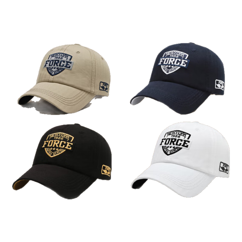 GRGN Men's Baseball Cap Four Seasons Large Head Circumference Wide Brim Duckbill Cap Slim Face Duckbill Cap for Young and Middle-aged