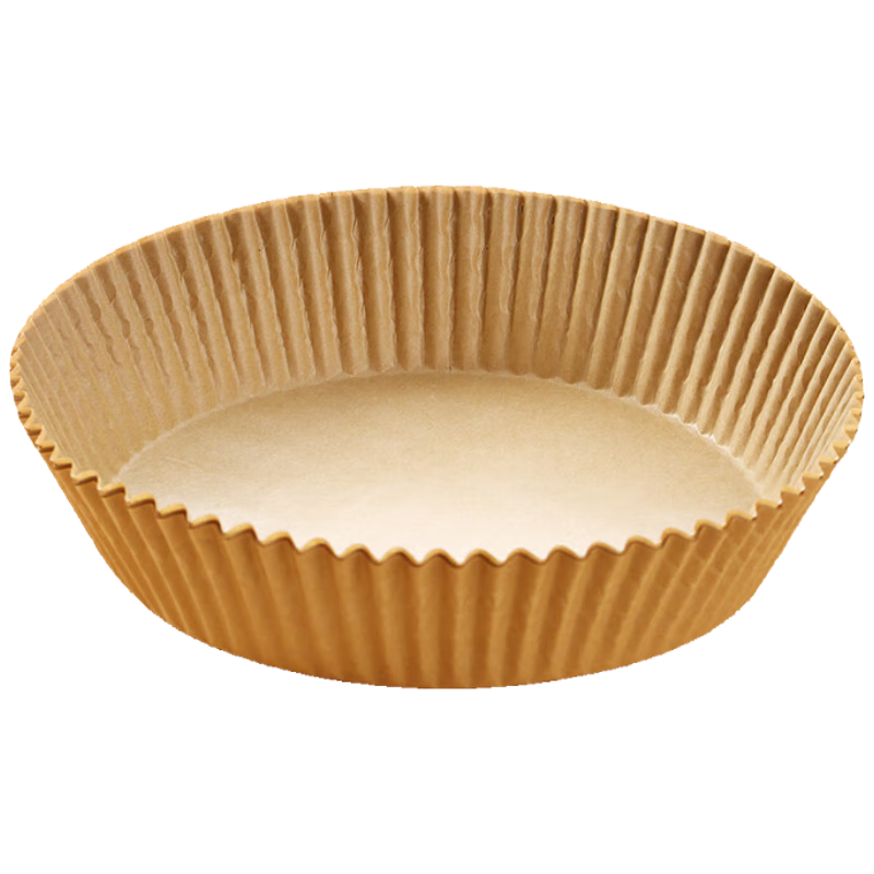One's Member Aluminum Foil Air Fryer Paper, Thickened 50gsm Food-Grade Material, Bottom Diameter 16cm * 100 Pieces