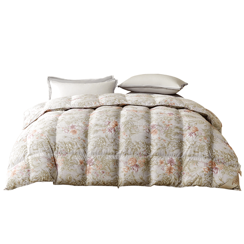 Shuixingjiafang down Comforter, 90% White Duck Down, Winter And Spring Quilt, Double Size Duvet, 200x230cm-600g