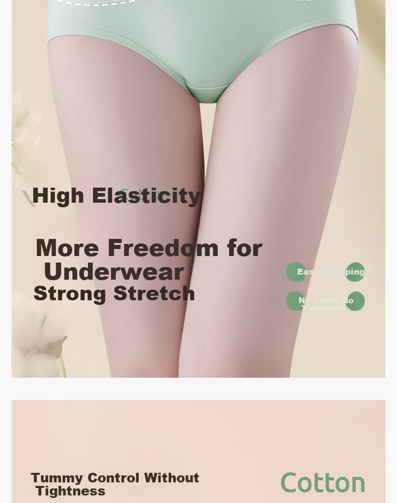 JOYNCLEON High-Waisted Tummy Control Underwear for Post-Cesarean Section, Belly Slimming Cotton Waist Trainer Butt-Lifting Seamless XXL Jnk153127 19