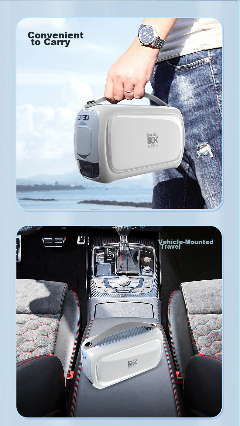 SECRETSBOX Insulin Storage Portable New Energy EV Car Charger Travel Mini Refrigerator for Medications And Personal Items 16
