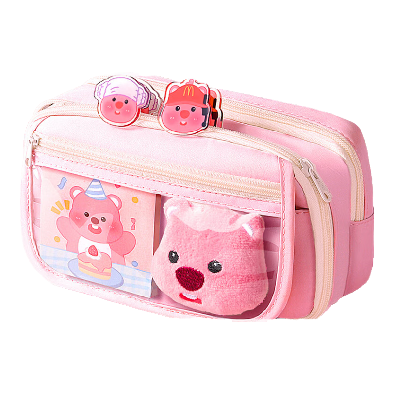 Shuxing Pencil Case for Girls, Stylish 2026 New Design, Instagram-Inspired, Large Capacity, Simple Stationery Box, Cartoon Cute Pencil Case, Back-To Gift for Elementary And Middle School Students, Children's Birthday Present
