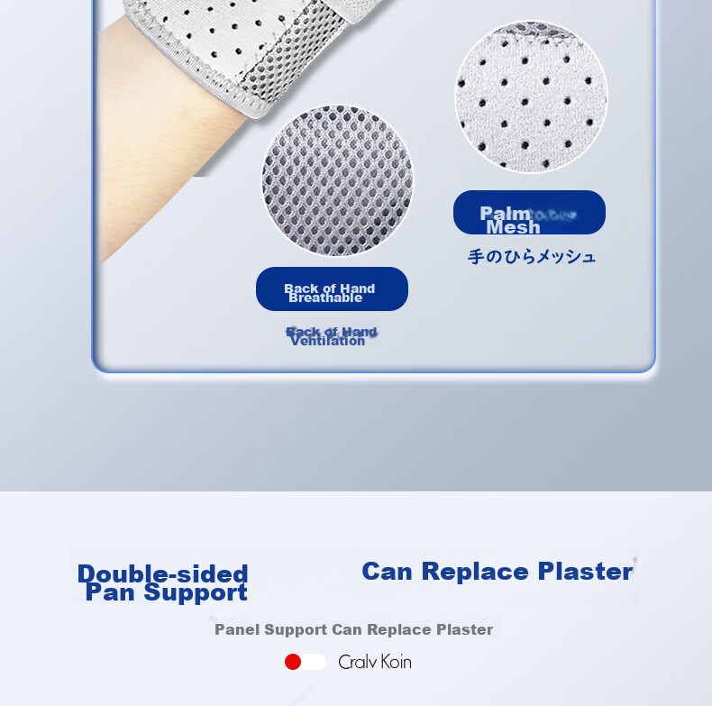 CRALVKOIN Medical Wrist Joint Fixation Brace, Breathable Support for Wrist Fracture, Tenosynovitis, Wrist Sprain, And Ligament Injury 8