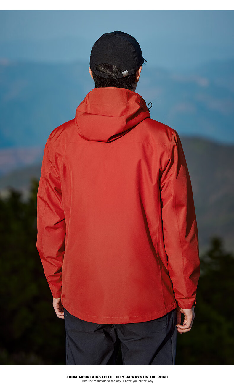 Pioneer Camp Zhuque Hardshell Jacket for Men, Spring And Autumn Outdoor Hiking Mountaineering Coat, Windproof Waterproof Outerwear 14