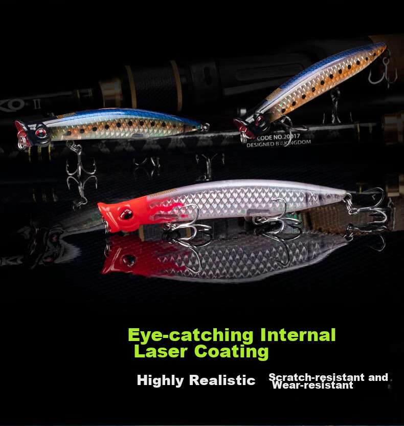 Guowangliya, Yingyingbao, Surface Swimming Lure, Artificial Bait for Freshwater Bass, Bionic Imitation Lure 6