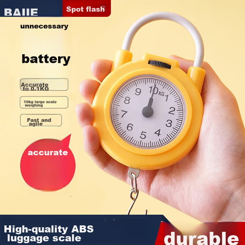 BJ Handheld Scale, Electronic Scale, Spring Hook Scale, Food Delivery Hanging Scale, Portable High-Precision Kitchen Scale, Luggage Scale