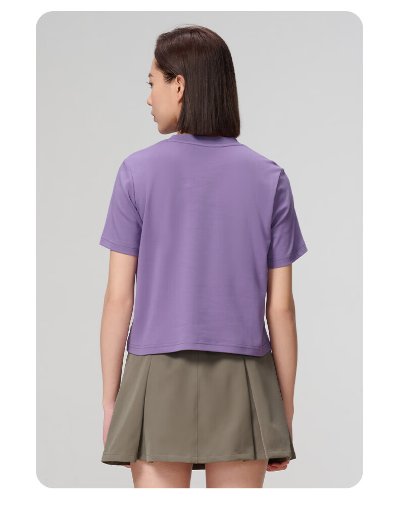 OUTDOOR PRODUCTS Women's Pure Cotton T-Shirt Spring Summer 2026 Breathable Couple Short Sleeve Light Spring Dopamine Rainbow T-Shirt OFTX422461 9
