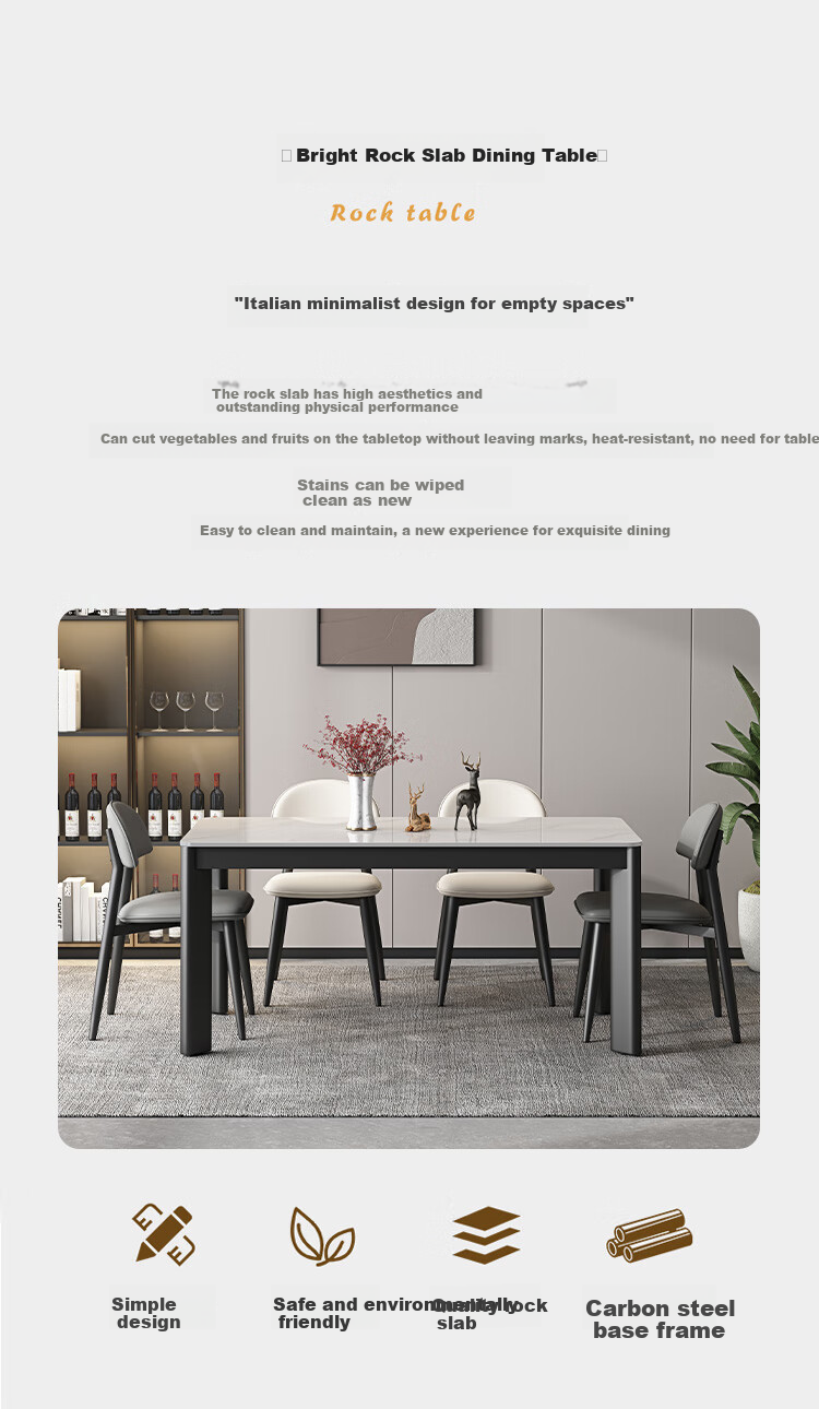 Shidaijiaju Minimalist Nordic Dining Chair, Modern Simple Home Desk Chair with Backrest, High-End Makeup Chair, Gray, Set of 2 8
