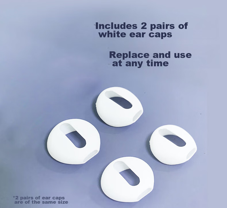 Masentek ES11 Earphone Eartip Protective Cover, Compatible with AirPods 1/2 First And Second Generation Bluetooth Headphones, Apple Pro34 Third And Fourth Generation Semi-In Earphones, Non-Slip Silicone Accessory 2
