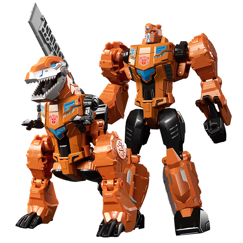 Snaen Children's Toy Dinosaur Transforming Robot Car Alloy Model, 6-Year-Old Boy's New Year Gift