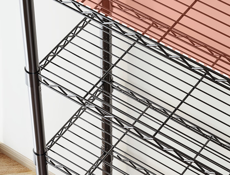 QIAONAMEI Kitchen Storage Rack Floor Standing Multi-Layer Shelf Snack Rack Fruit and Vegetable Storage Organizer Four Layers 55cm 2391 14