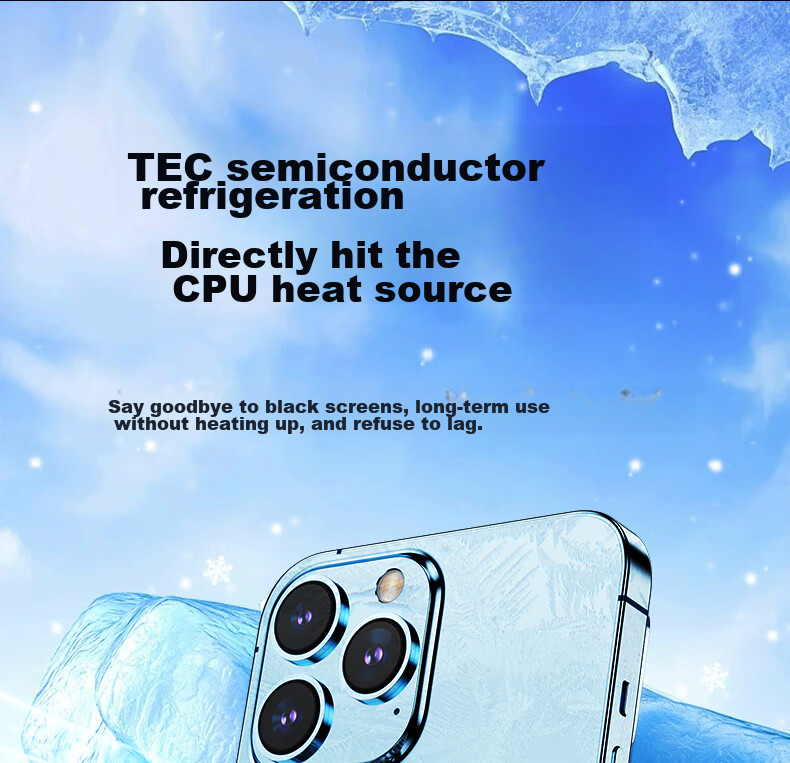 Masentek DY28 Phone Cooler, Semiconductor Magnetic Back Clip Dual-Use, RGB Lighting Effects, Noiseless Cooling, Suitable for Huawei And Apple, E-Sports Grade Strong Cooling, Specially Designed for Mobile Games 5