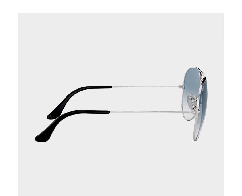 RayBan Men's And Women's Aviator Series Sunglasses, Retro Gradient Color, Fashionable High-End Look, 0RB3025, Gift 5