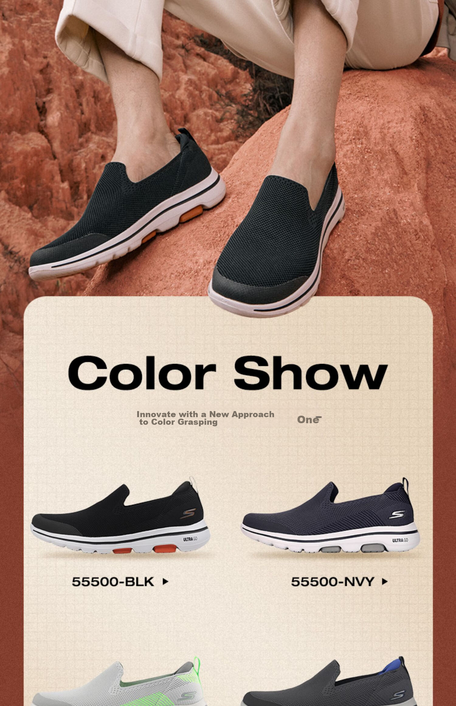 Skechers Men's Shoes, Lightweight Breathable Mesh Slip-On, Spring And Summer Casual Shoes, Soft Sole Comfortable Shock-Absorbing Walking Shoes 2
