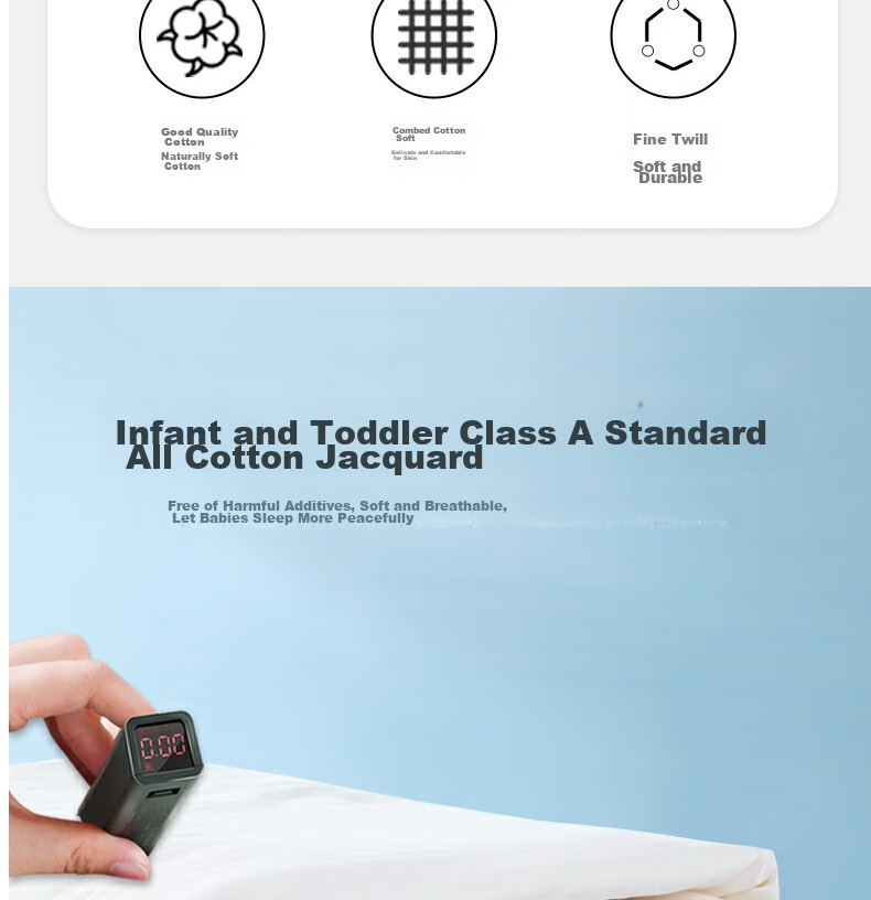 MERCURY Kids A+ Hypoallergenic Pure Cotton Antibacterial Silk Spring And Autumn Comforter for Children, 120cm × 150cm, Class A [Gift Box Set] 7