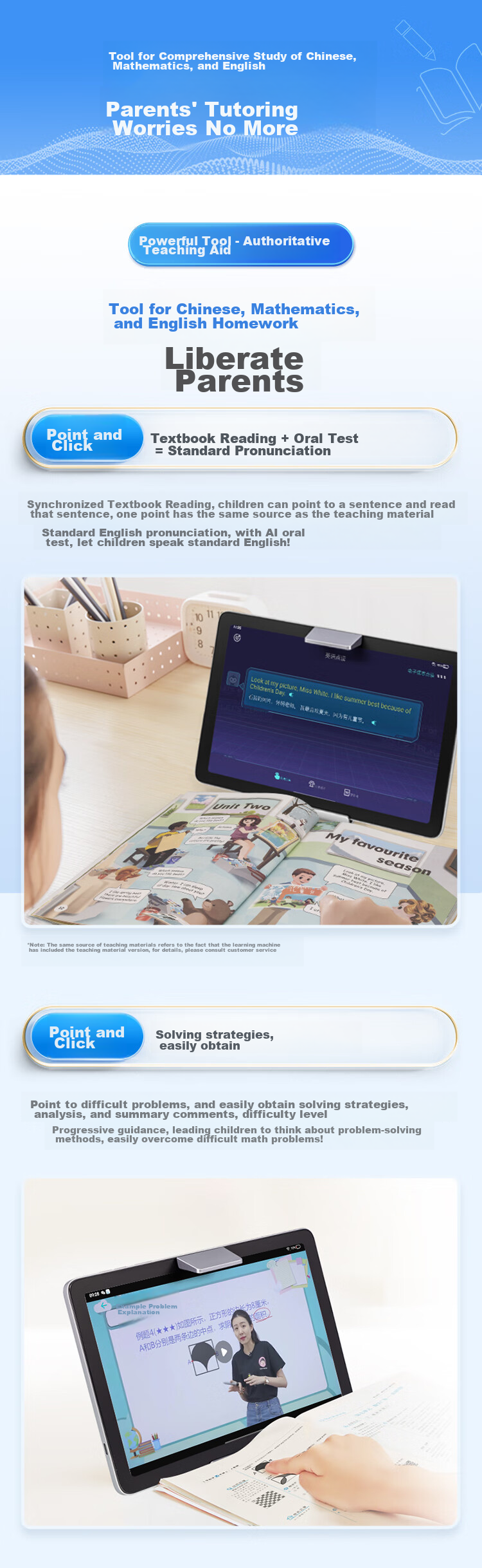 BBK AI Learning Machine X6A New Oriental Treasure Course Free Textbook Synchronized Practice New Curriculum Standard Primary Middle High School Full Age Student Tablet Tutor Machine 14