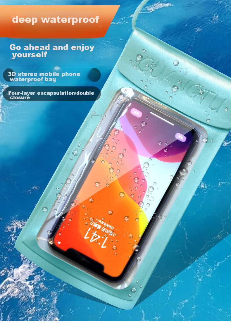 Youyou Waterproof Phone Pouch Touchscreen Compatible Diving Snorkeling Rafting Swimming Sealed Waterproof Case 96600 Pearl White 1