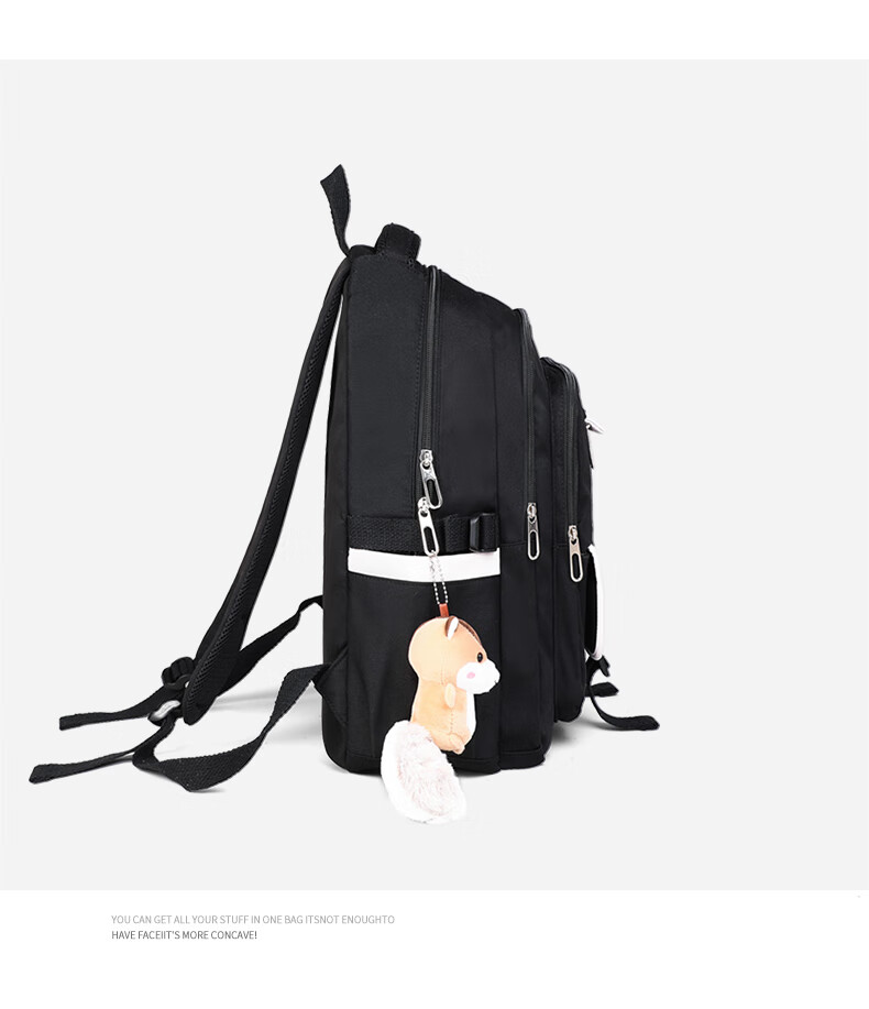 Aiqinghai Backpack, Large Capacity Schoolbag for College Students, Middle And High School Students, Elementary School Students, Spine Protection Laptop Bag for Grades 4-6 12