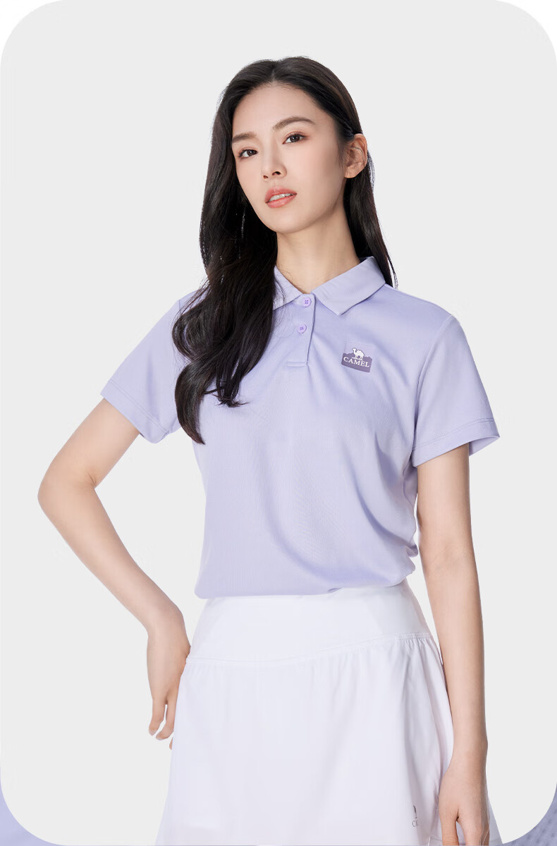 CAMEL Outdoor Quick-Dry Short Sleeve Polo Shirt Spring Summer Breathable Moisture-Wicking Fast-Dry Sports T-Shirt A14BZ01002 5