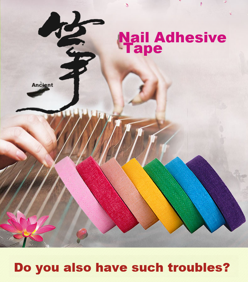 Maneryuepu Guzheng Fingernails, Tortoiseshell Color, for Exam Use, Guzheng Fingernail Pieces, Adult And Children's Grooved Fingernails, Guzheng Accessories, Medium Size 1