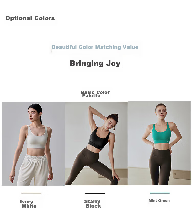 Gigt Sports Bra for Women, Yoga Bra with Beautiful Back Design, One-Piece High-Intensity Support, Anti-Shock, Side Support Reduction, Fitness Running Vest 20