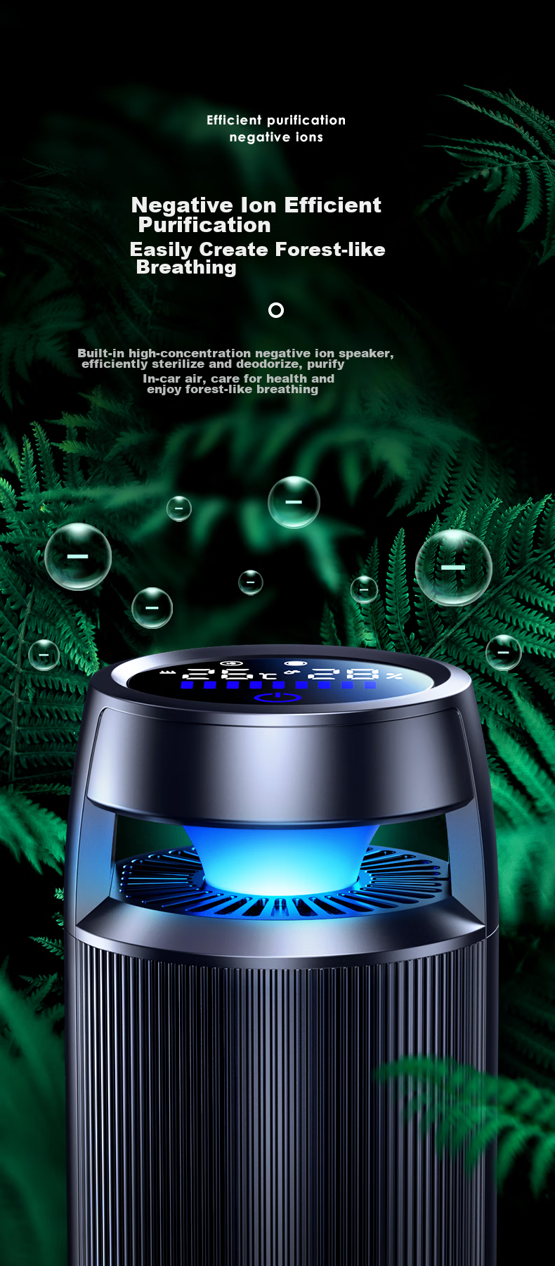 BIAZE Car Air Purifier SU7 Xiaomi New Car Interior Air Purifier for Eliminating Bacteria, Formaldehyde, PM2.5, Odors, And Smoke, for Car And Home Use 5