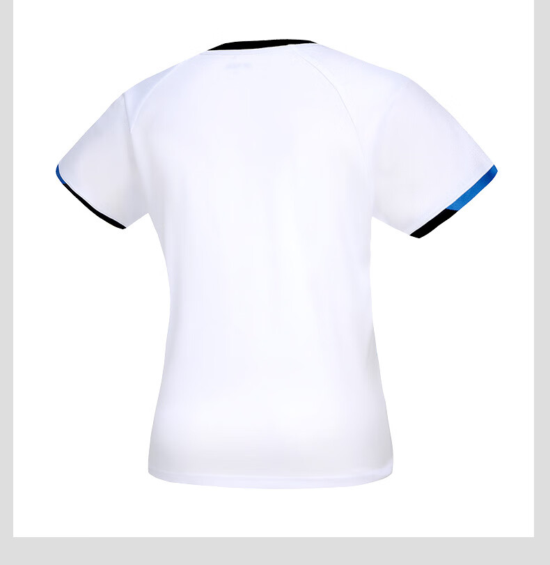 YONEX Badminton Shirt for Competition Training, Running, Fitness, Sweat-Wicking, Breathable Short Sleeve for Women 210284BCR White O 28