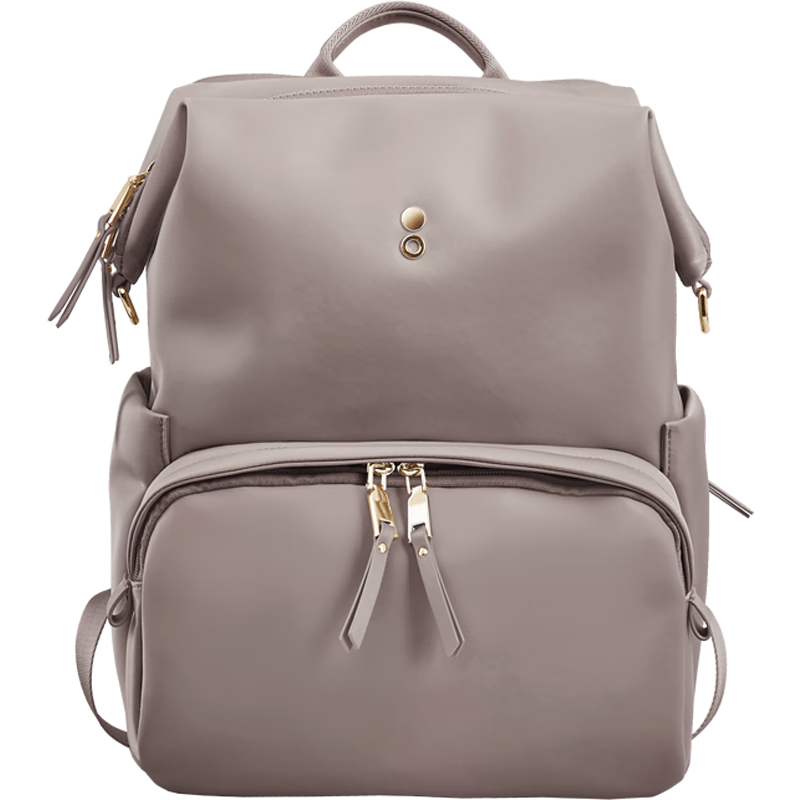 Echolac Backpack for Women, Fashionable Travel Bag, Casual Bookbag, Versatile Handbag, Gift for Girlfriend, CKP2075, Mica Gray, Size M