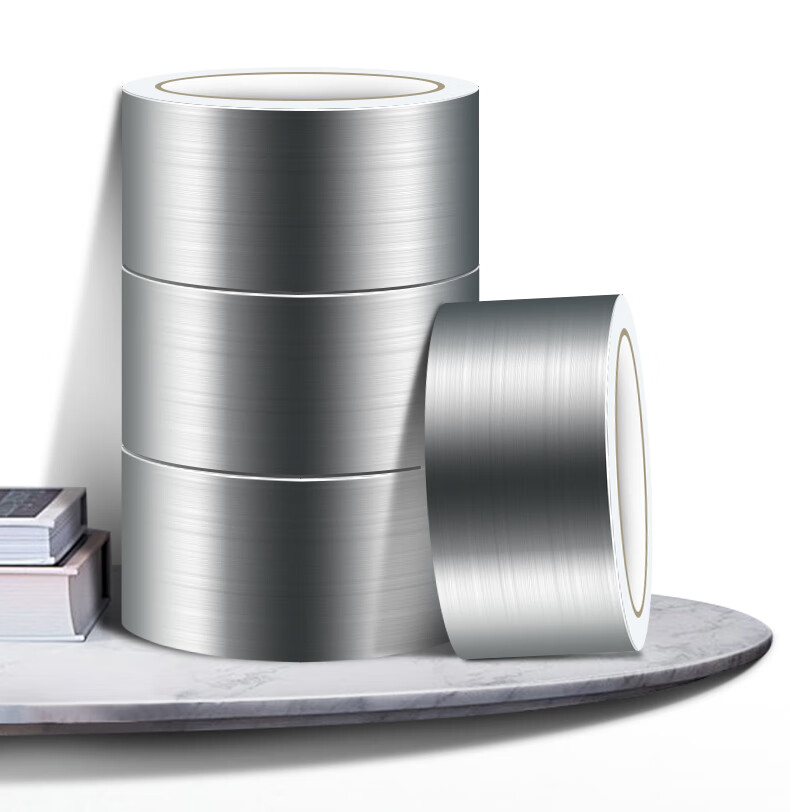 Licao Aluminum Foil Tape, Kitchen-Specific, Waterproof And Oil-Resistant, Heat-Resistant, Upgraded Thickened 100μm, Tin Foil Paper, Stove And Range Hood Anti-Mold Beauty Seam Tape, 60mm*10m 2
